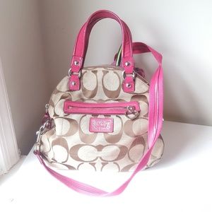 Authentic Never Used Coach Hot Pink Handbag